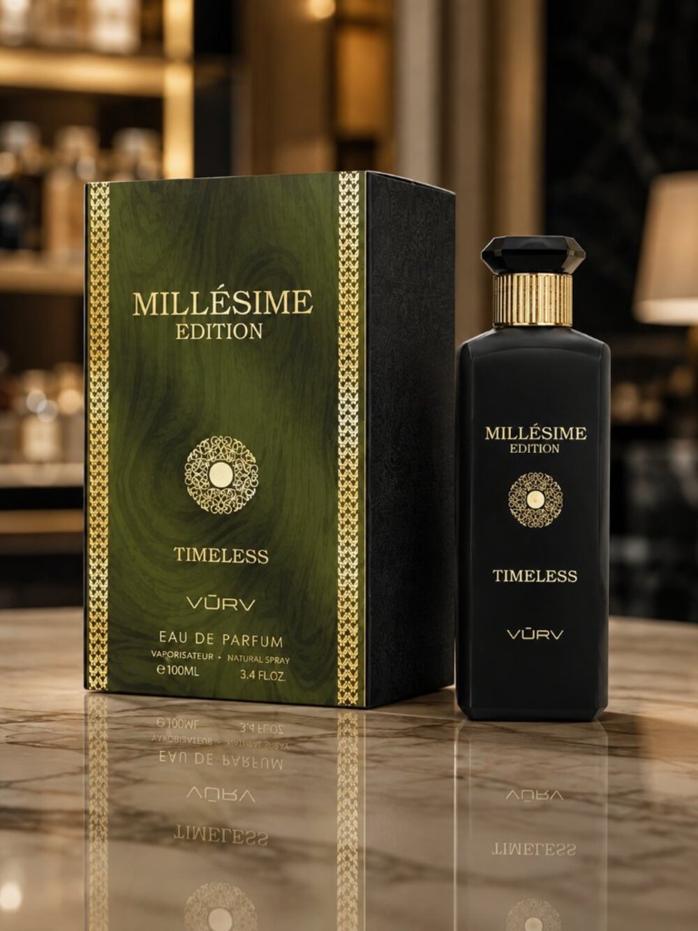 Millesime Edition Timeless By Vurv (Lattafa) EDP For Men 3.4 FL,OZ